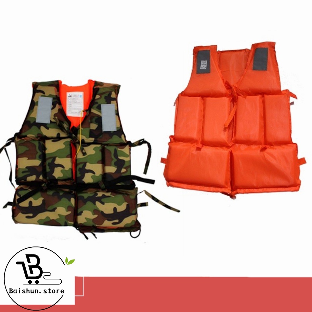 BAISHUN✓COD Safety Life Jacket for Adult/kids Professional Life Vest Jacket  For Outdoor Water Sport