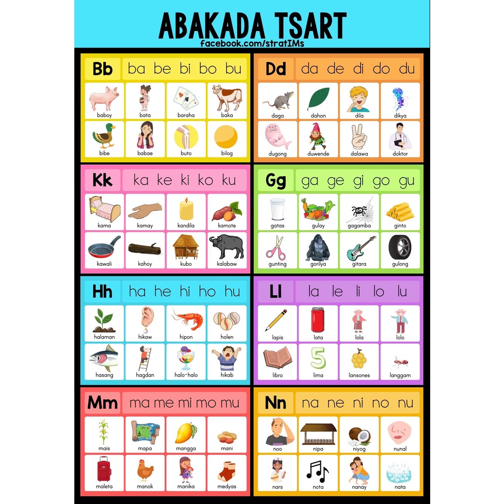 Filipino Educational Charts | Shopee Philippines