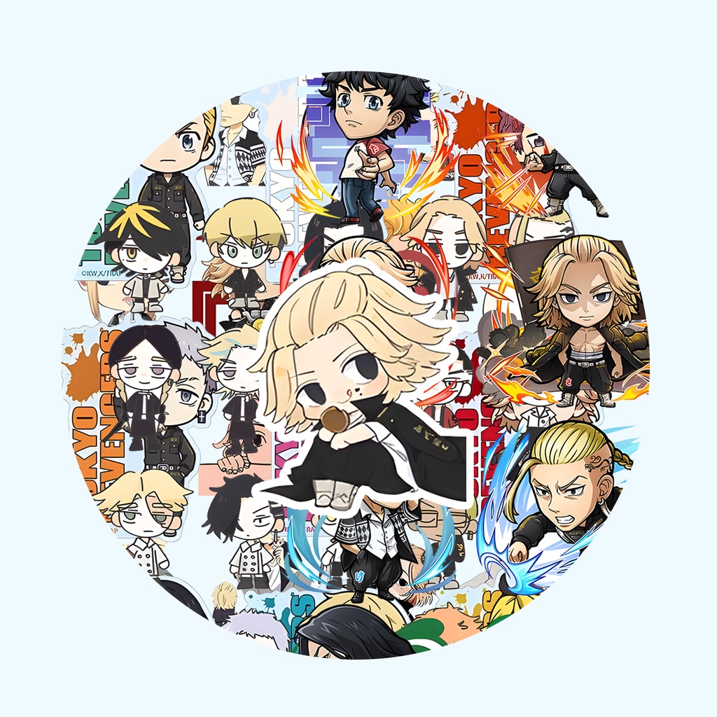 Tokyo Revengers Anime Sticker Luggage Laptop Tumbler Waterproof Journal Stickers 50pcs Shopee 3248