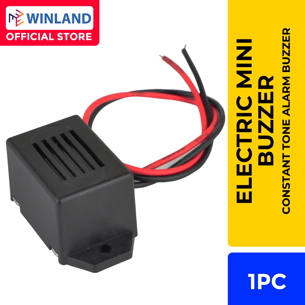 WINLAND Electric Mini Buzzer/Constant Tone Alarm Buzzer WSQC-12V 