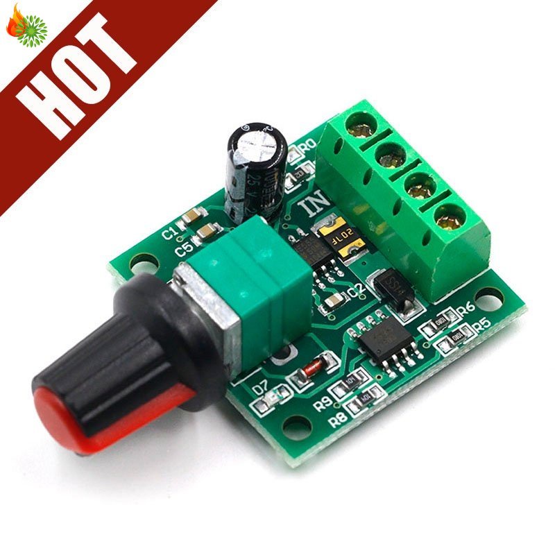 DC 1.8V 3V 5V 6V 12V 2A PWM Motor Speed Controller Low Voltage Motor