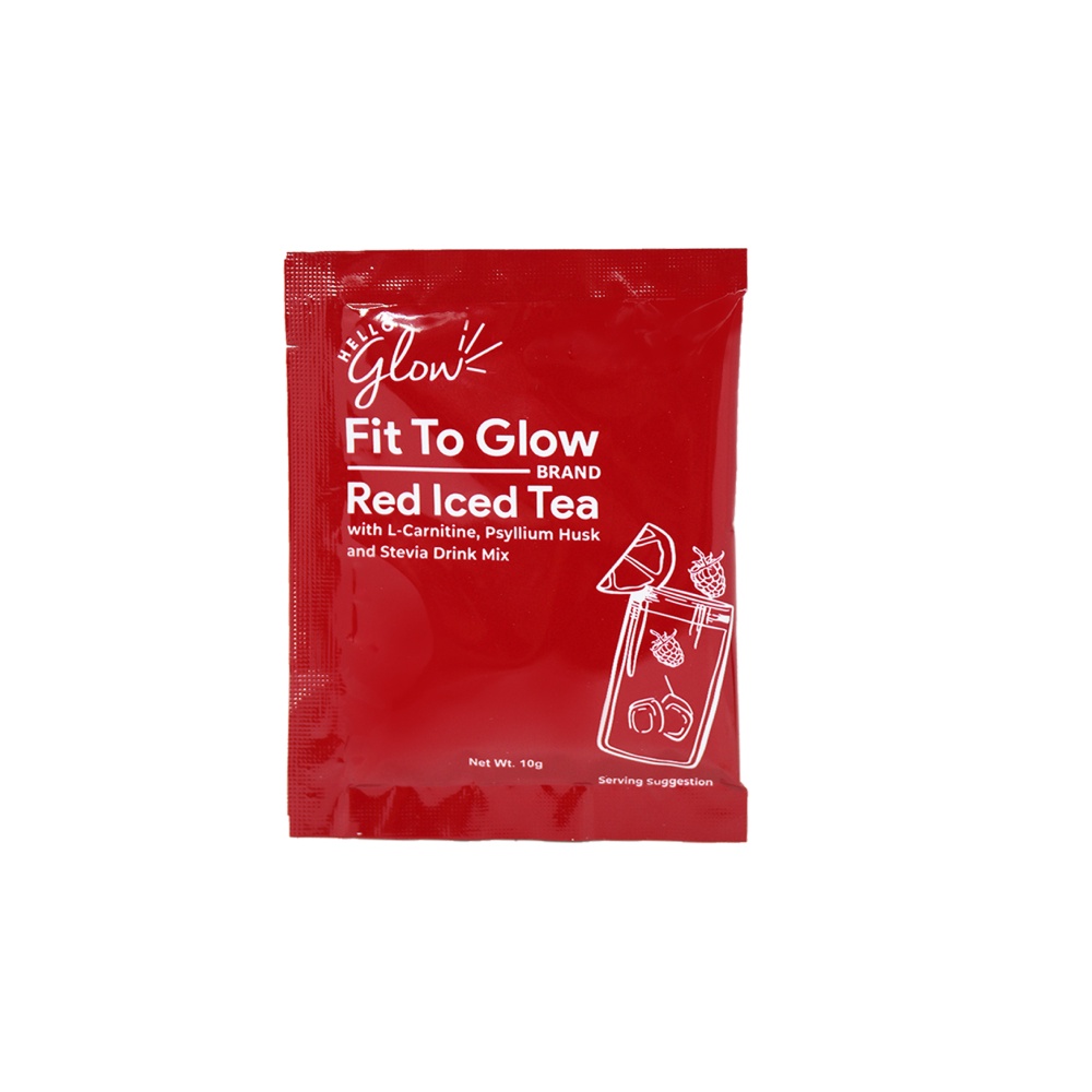 Hello Glow Fit to Glow Red Iced Tea (FREEBIE ONLY, NOT FOR SALE