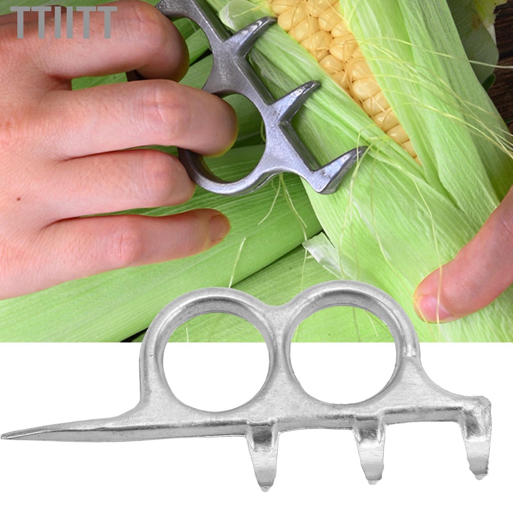 Ttiitt Aluminum Alloy Corn Quick Husker High Hardness Peeling Tool