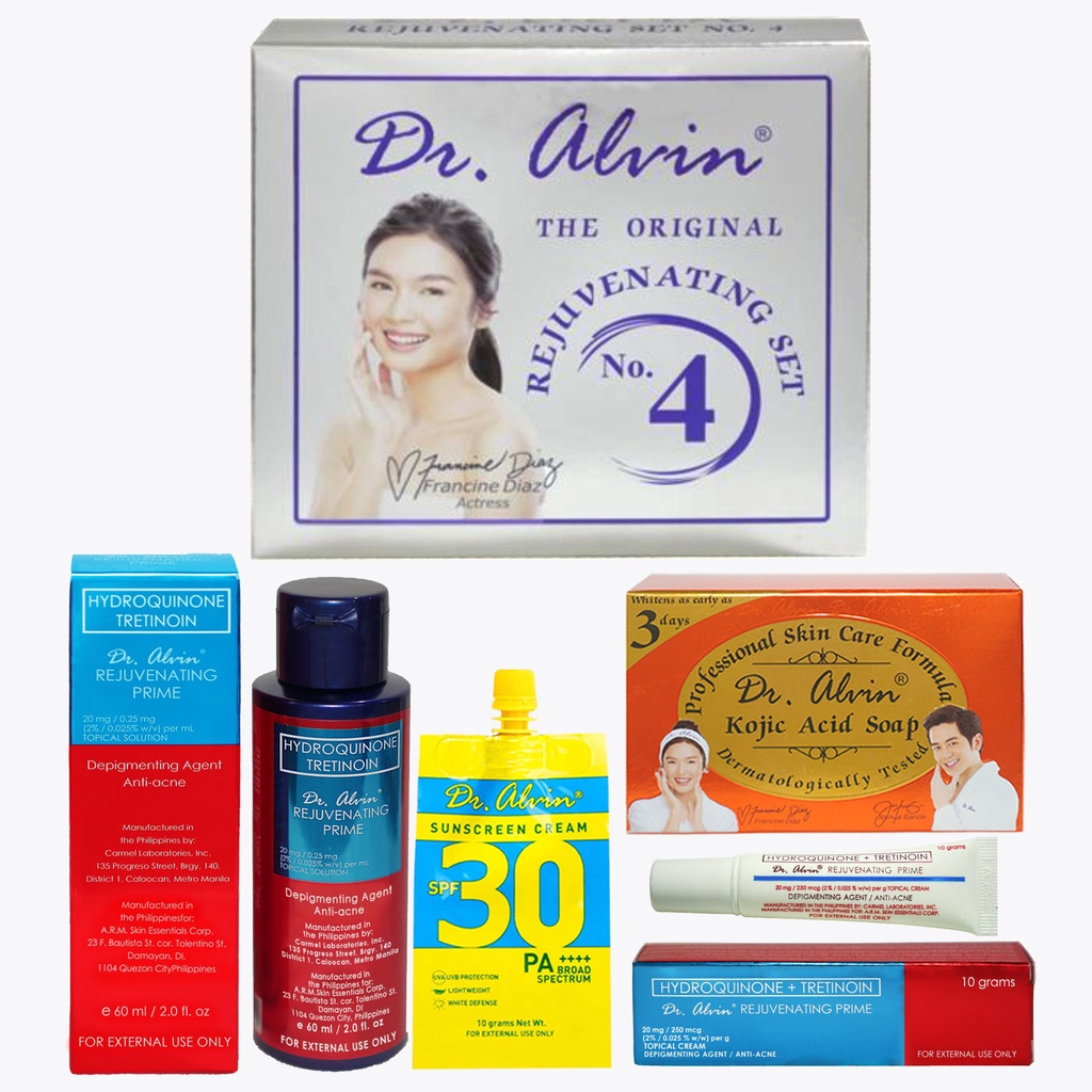 dr. alvin sun screen 4set - 基礎化粧品