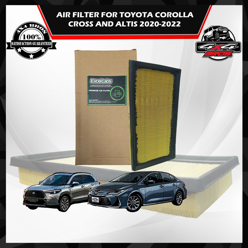 AIR FILTER FOR TOYOTA COROLLA CROSS AND ALTIS 2020-2022 | Shopee ...