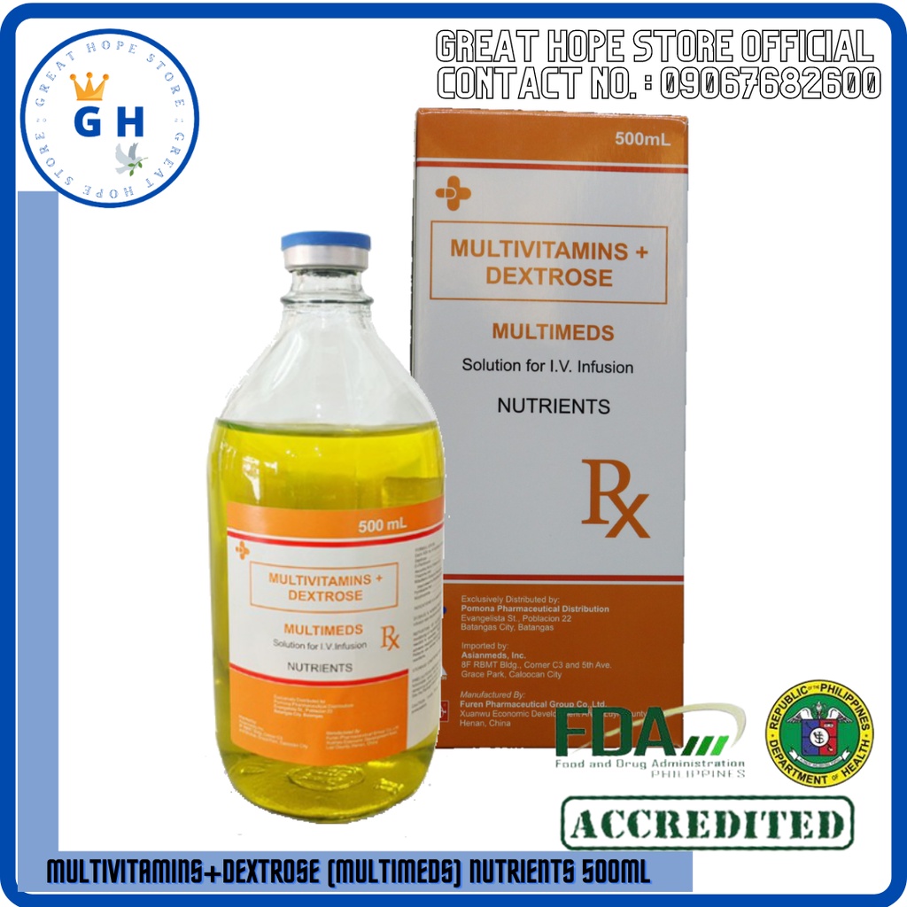 Multivitamins + Dextrose (Multimed) Shopee Philippines