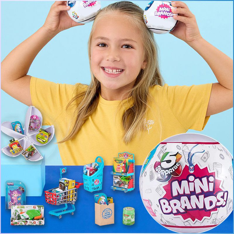 Mini Brands Toy Surprise Blind Box With 5 Petal Surprise Ball For Girls