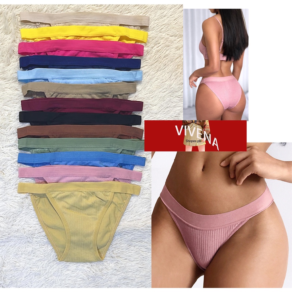 VIVENA New Women's Elastic band sexy cotton ladies briefs plus size bikini underwear Lingerie