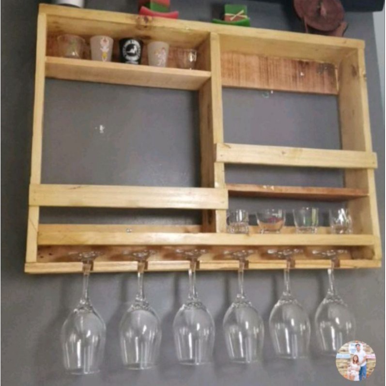 Wine rack with varnish | Shopee Philippines