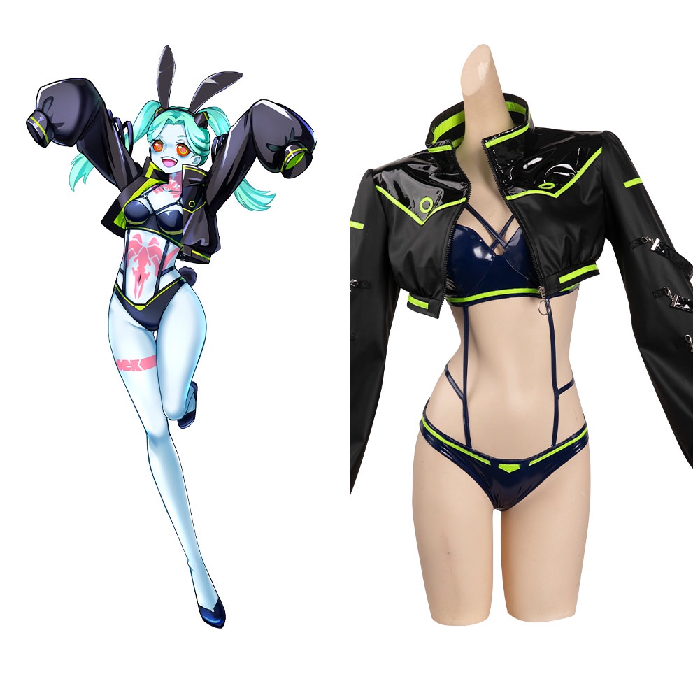 Cyberpunk 2077 Cyberpunk: Edgerunners Rebecca Bunny Girl , Costume Cosplay  | Shopee Philippines