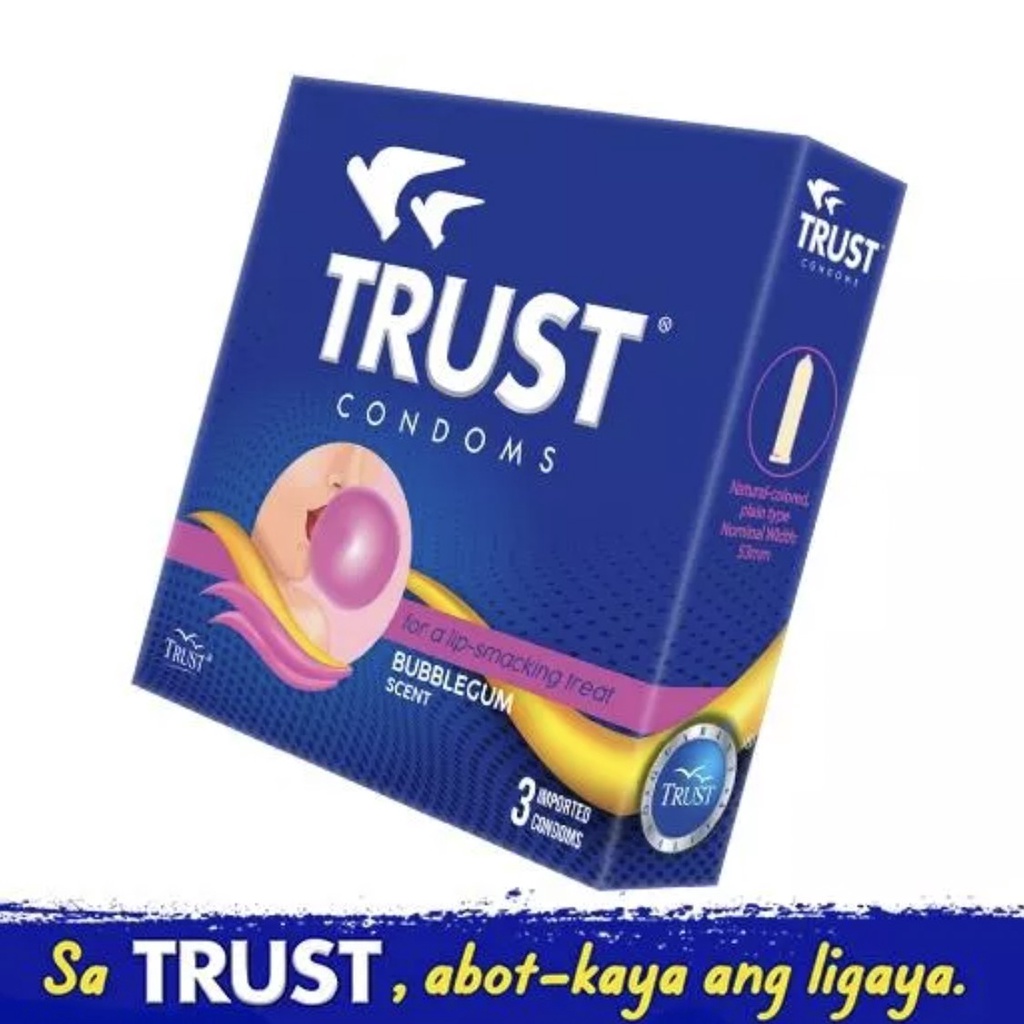 Janeena Trust Bubblegum Condom 3pcs | Shopee Philippines