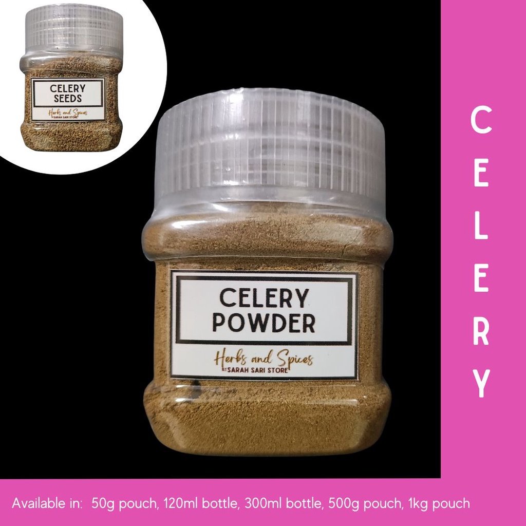 Celery Seed / Celery Powder in 120ml and 300ml Jar Shopee Philippines