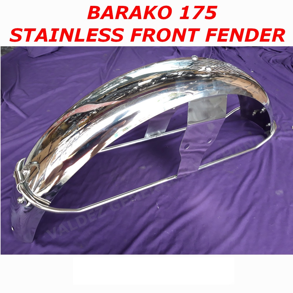 Barako 175 Front Fender, Tapalodo Harap Stainless Barako 1 & 2 & 3 Shopee Philippines
