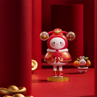 ☆HGTOYS☆ [Optional] [Genuine] POPMART three two one Chinese New Year Series  Blind Box Toy Tidy Play Gift