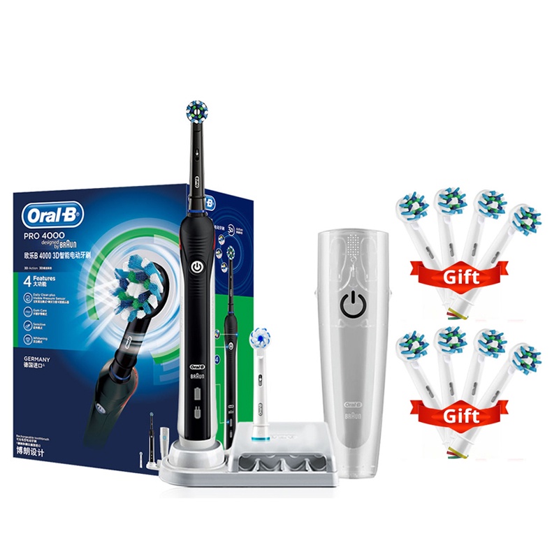 Oral B Pro 4000 3D Smartseries Ultrasonic Electric Toothbrush with