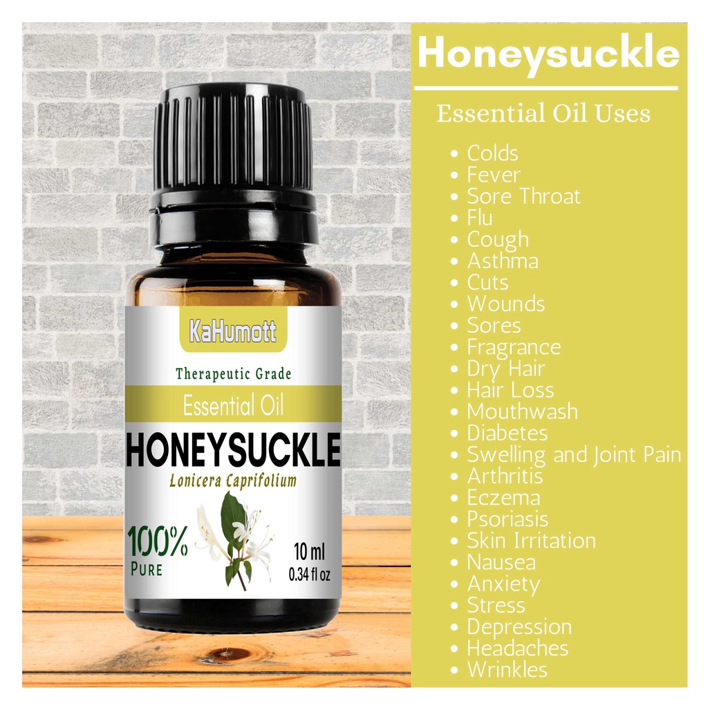 Honeysuckle Essential Oil 5 mL - 100% Pure - Therapeutic Grade