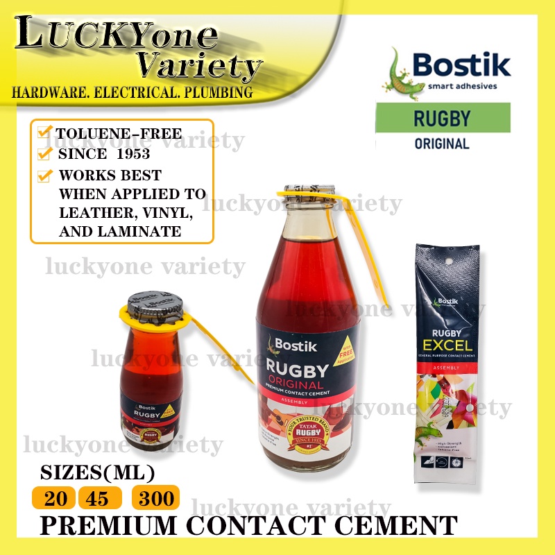 BOSTK RUGBY ORIGINAL PREMIUM RUBBER CONTACT CEMENT HIGH STRENGTH ...