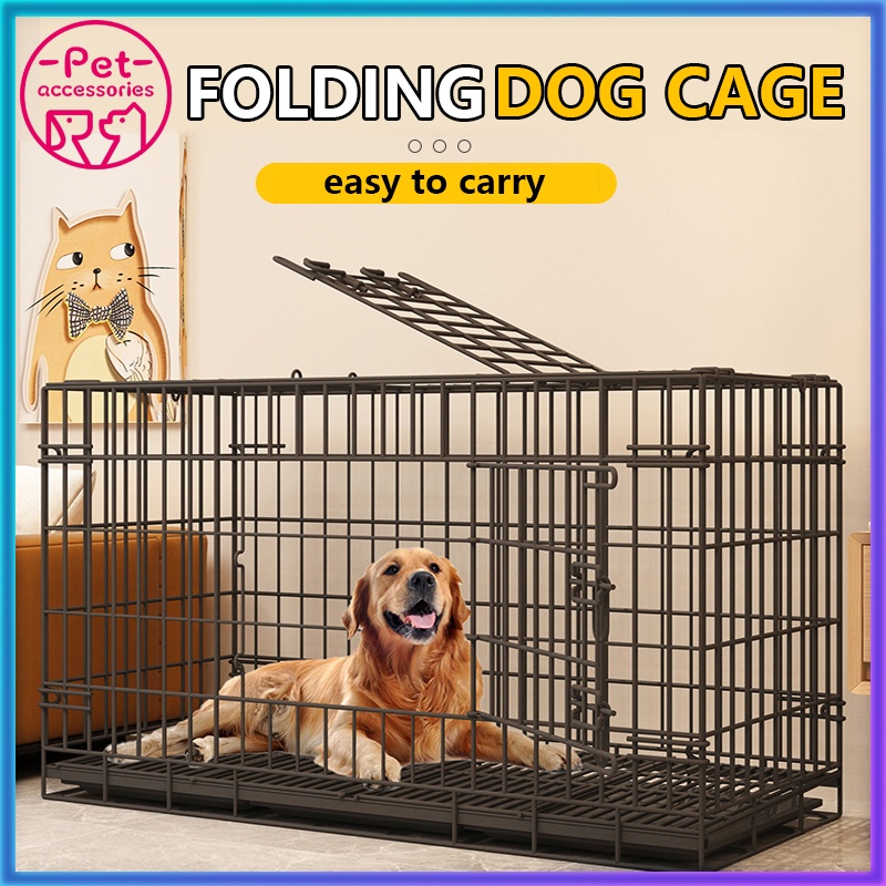 Big Dog Folding Cage pet cage easy to carry Shopee Philippines