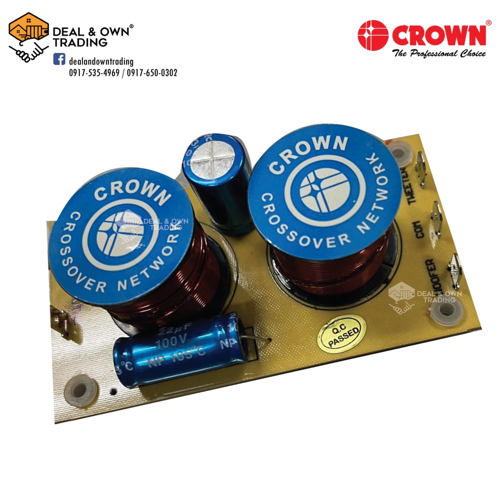 Crown Dividing Network CN-215 150Watts 2-Way | Shopee Philippines