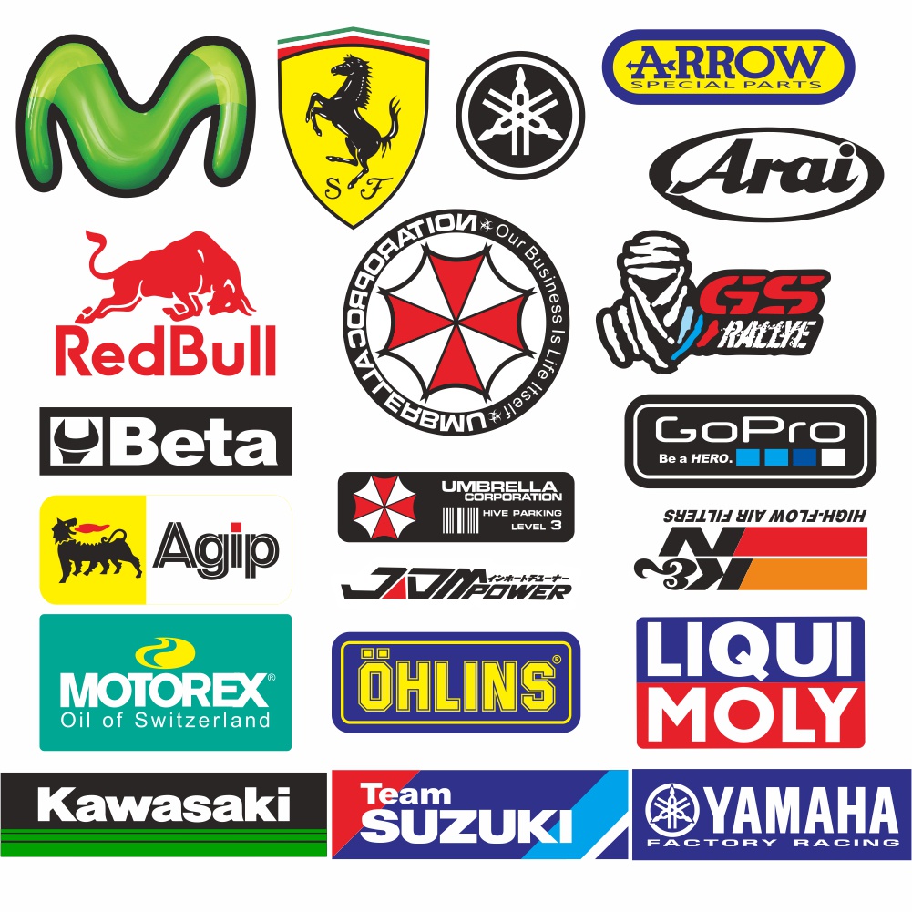 1Pcs Small size reflective sticker for motorcycle scooter electric car ...