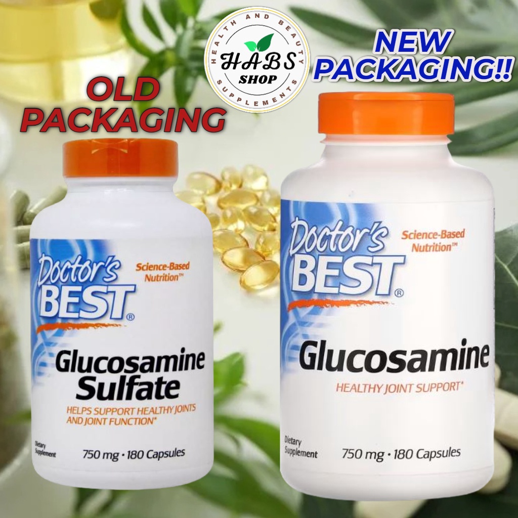 Doctors Best Glucosamine Sulfate 750 mg 180 Capsules Shopee Philippines