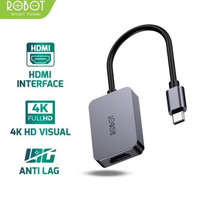 Robot ADAPTER USB TYPE C TO HDMI HT100 | Shopee Philippines