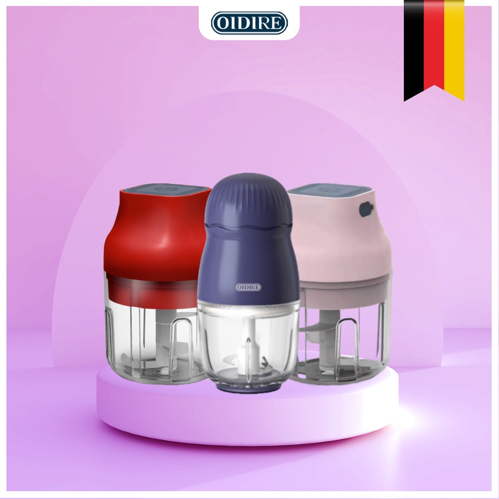 Mini Baby Food Processor Cordless & Rechargeable, 2 Glass Cups Included, by iohhjghjhj