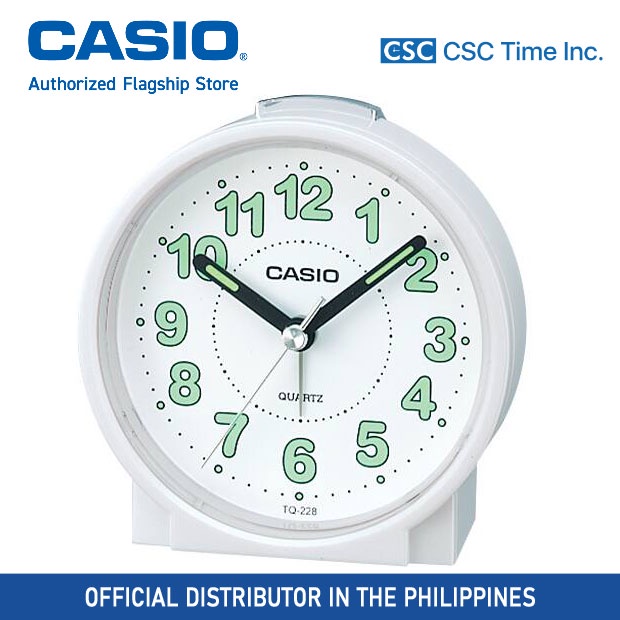 Casio Table Top Travel Alarm Clock (TQ-228-7DF) | Shopee Philippines