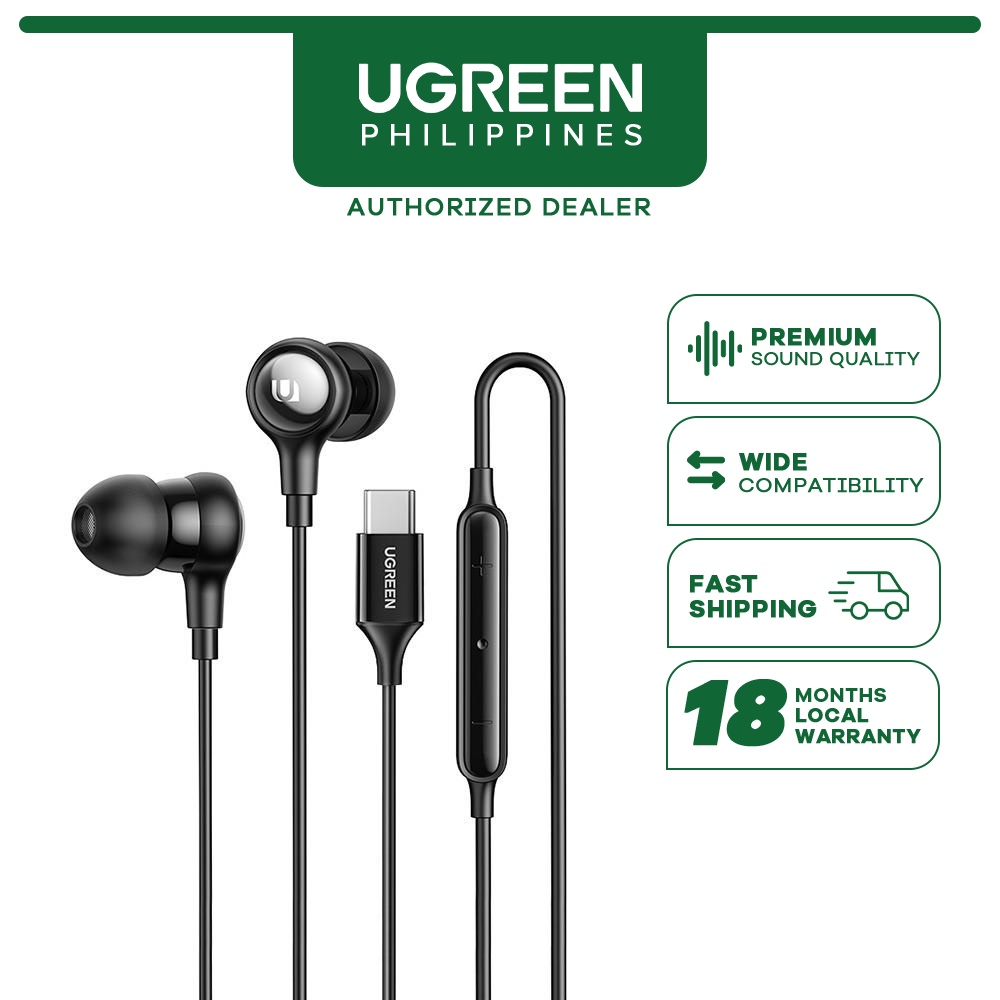 UGREEN TypeC InEar Earphones PH Shopee Philippines