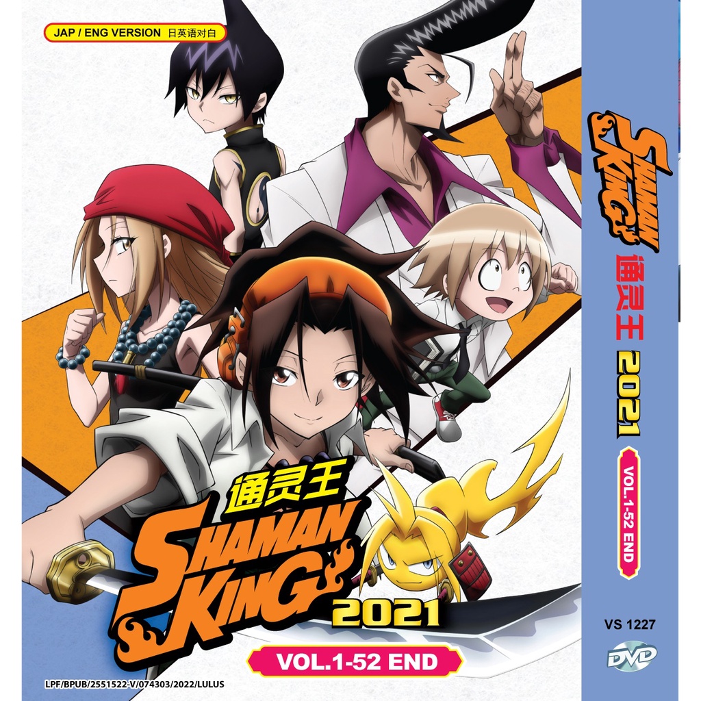 Anime DVD Shaman King 2021 TV Series Vol.1-52 End 通灵王 | Shopee Philippines