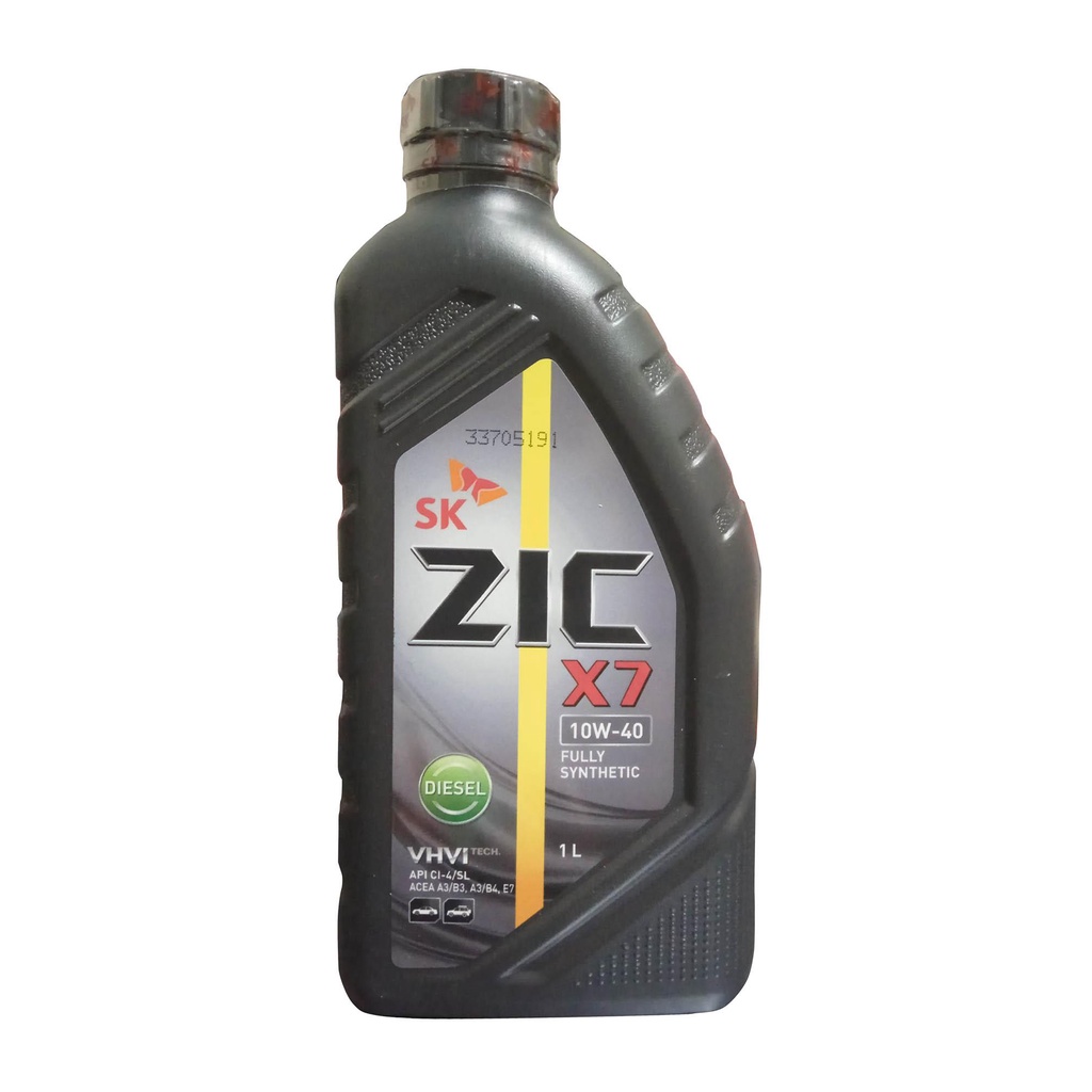 SK ZIC X7 Diesel 10W-40 Fully Synthetic Motor Oil 1 Liter | Shopee ...