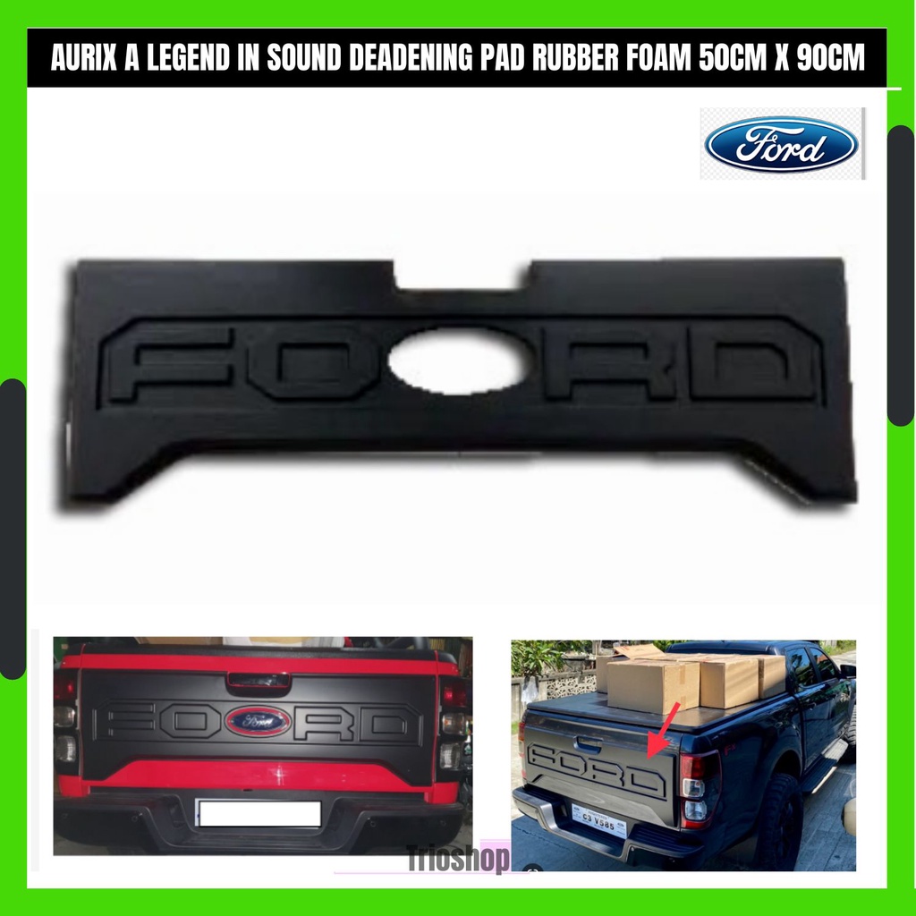 XHQP-TS060 FORD RANGER wildtrack XLT/XLS TAILGATE COVER W/ HOLE Emblem ...
