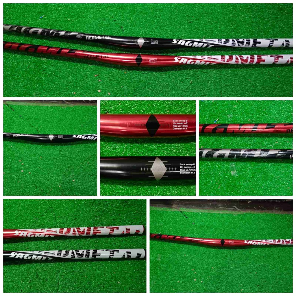 sagmit red metal handlebar