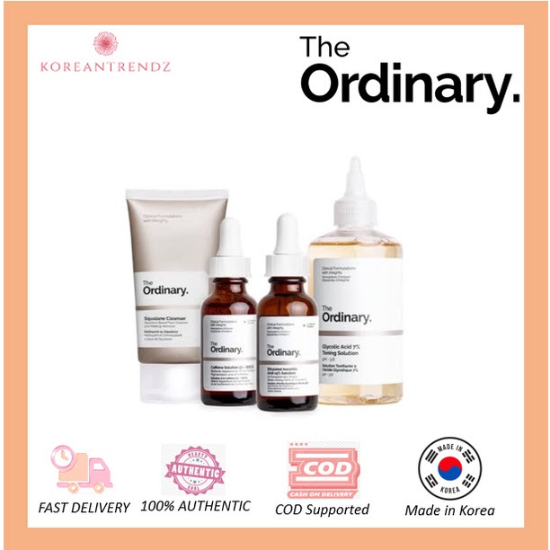 The Ordinary Niacinamide, Glycolic, Retinol, Hyaluronic Series
