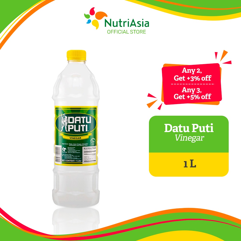 Datu Puti White Vinegar 1L Shopee Philippines