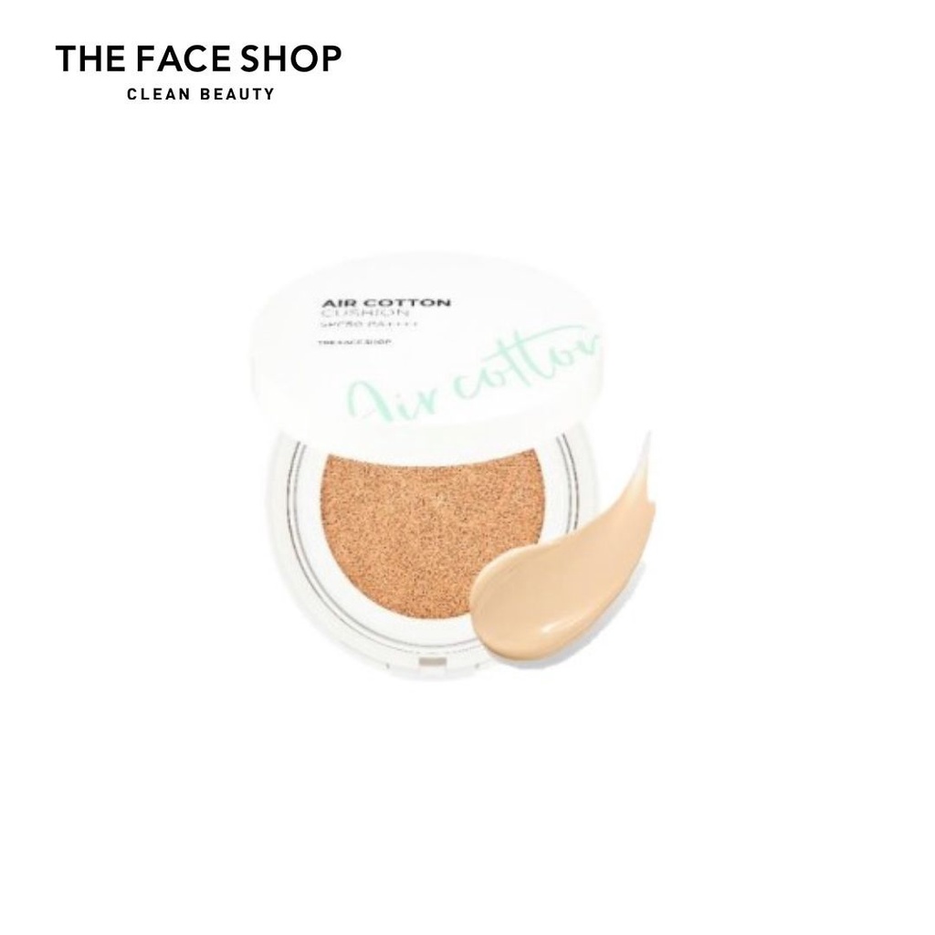 The Face Shop Air Cotton Cushion 201 Spf50+ Pa++++ | Shopee Philippines