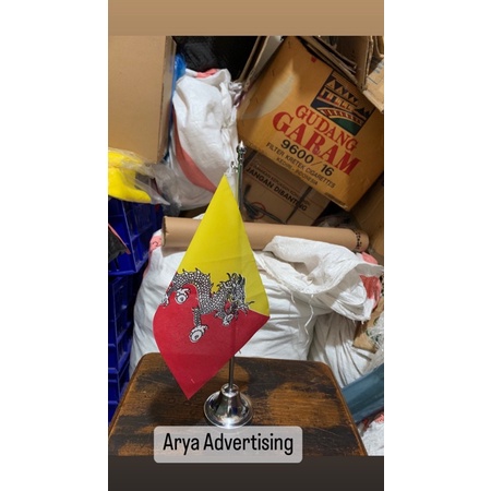 BHTAN country flag + stainless steel table pole | Shopee Philippines
