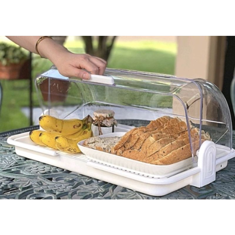 Betterware Multipurpose rack with cover Bread case Bread Box Bread ...
