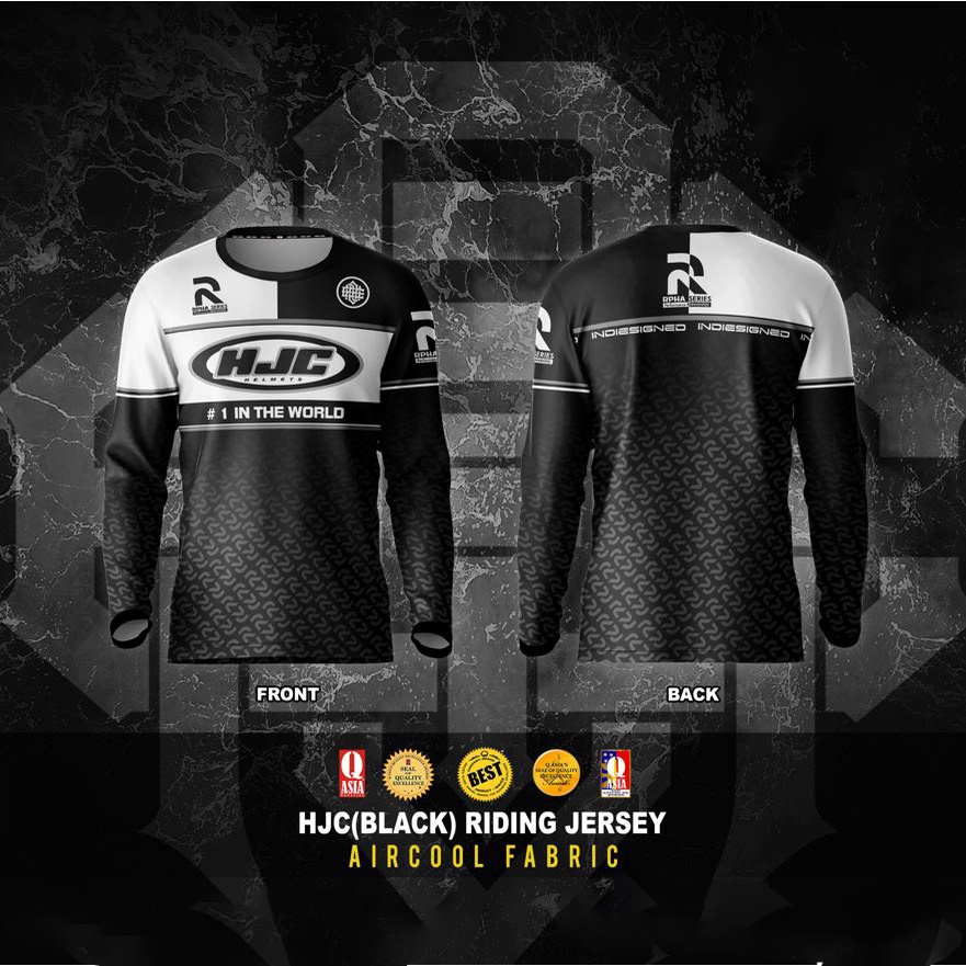 HJC V2 Motorcycle Riding Jersey Long Sleeves/Bike Jersey Longsleeve ...