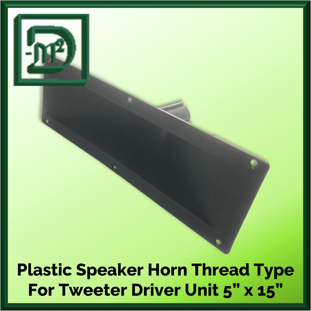 Plastic Speaker Horn Thread Type for Tweeter Driver Unit 5" x 15