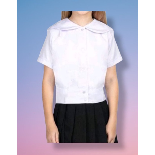 School Uniform Blouse for kids girl (6 to XL sizes) Shopee Philippines