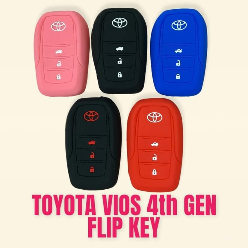 Modified Flip Key Silicone Key Cover for Toyota Vios 2019 2020 2021 ...