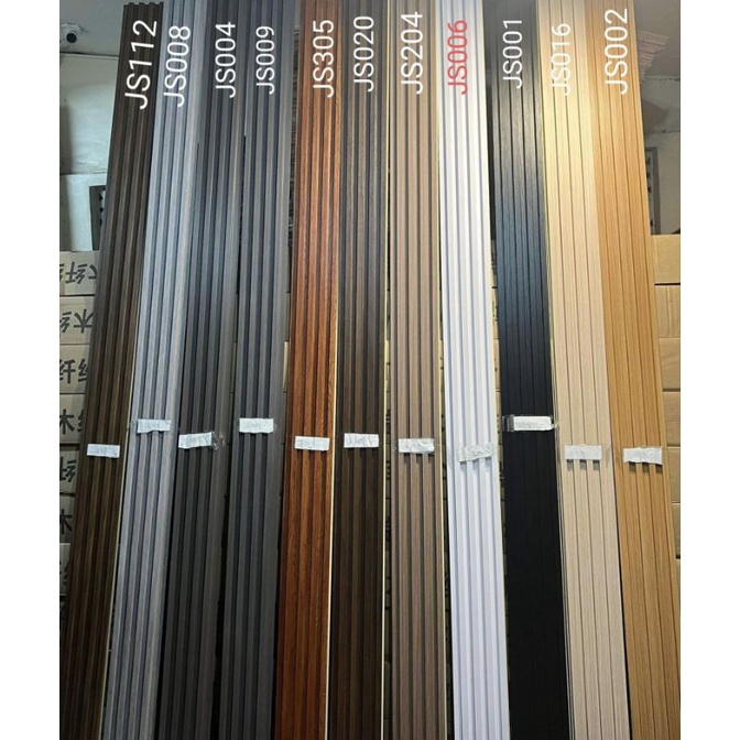 WPC Fluted panel Home Decoration 14.2cm × 17mm × 96.6cm Shopee
