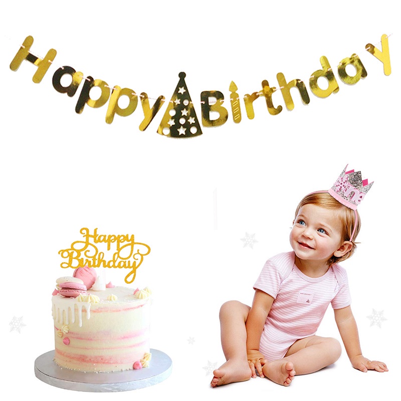 Ovanda Hund Geburtstag Banner Set - Lustige Hundegeburtstagsdeko Mit Wimpelkette