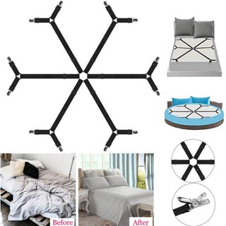 12 Pcs Bed Sheet Fasteners, Adjustable Sheet Straps Heavy Duty Bed