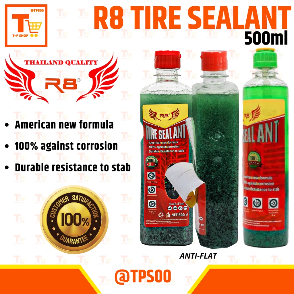 R8 Motorcycle Tire Sealant Liquid (44.826, 40.329) Shopee Philippines