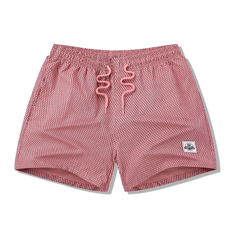 Men's trendy casual color shorts printed hello packet Shopee Philippines