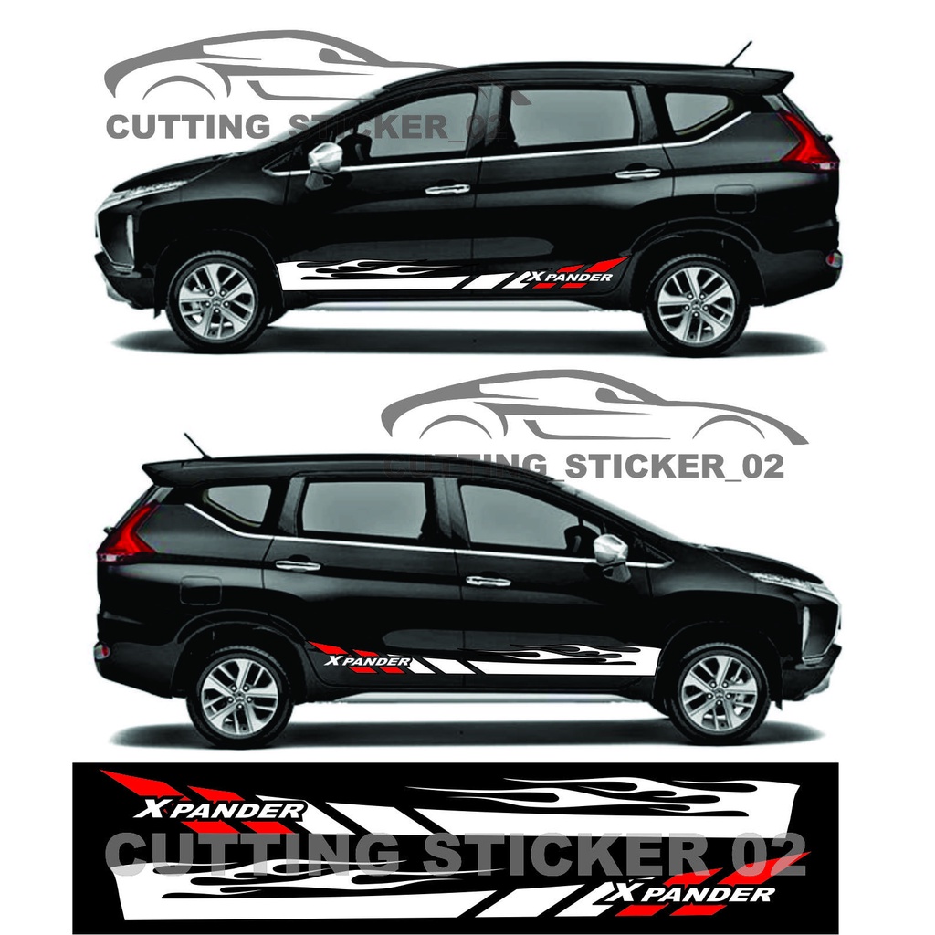 Side BODY STICKER CUTTING STICKER Variation DECAL Car BODY XPANDER ...