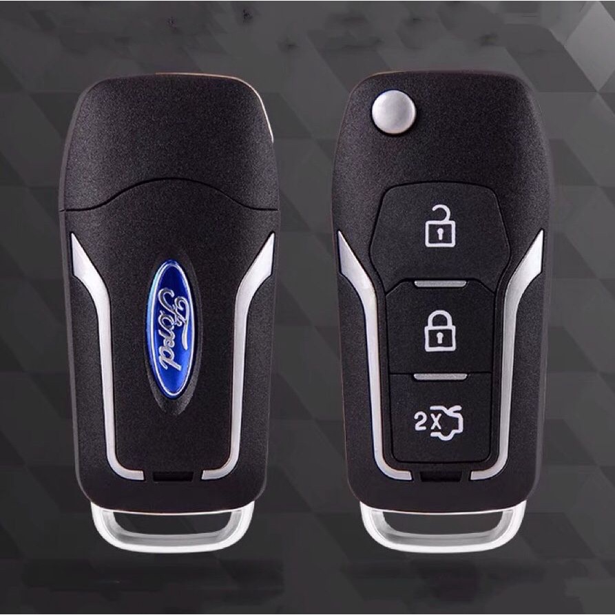 beauty style Ford 2/3/2+1 red Buttons flip key casing to update FORD ...