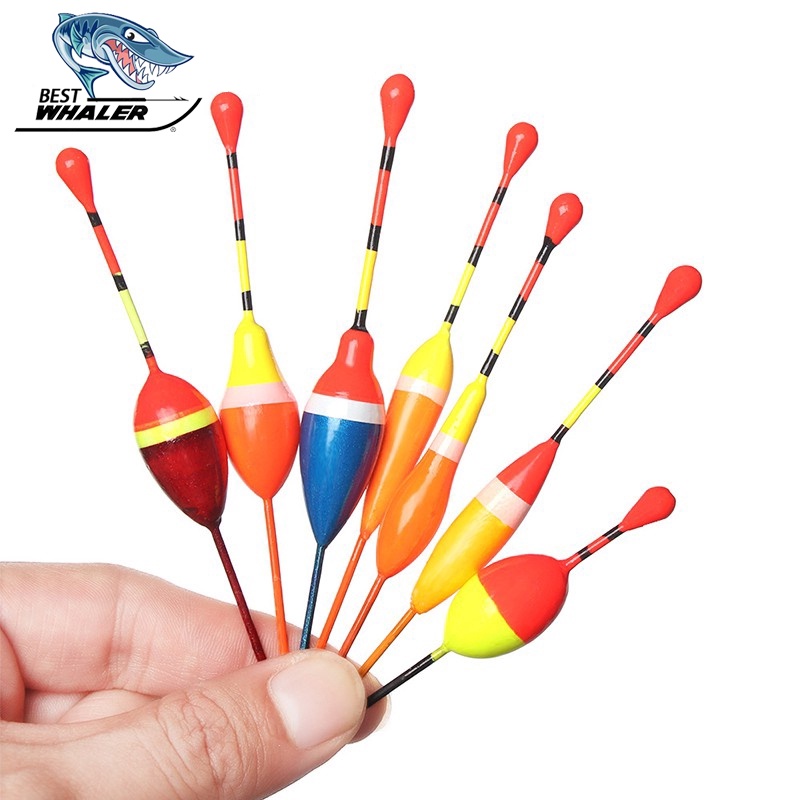 thumbnail image 2 of Fishing Bobbers Floats Foam Snap On Float Weighted Bobbers Fishing Push Button Snap-on Bobbers Spring Oval Fishing Floats 2 of 13